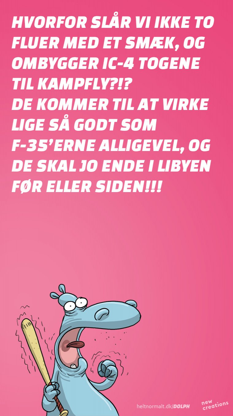 Sæt vinger på IC-4 togene!!!!!! 
