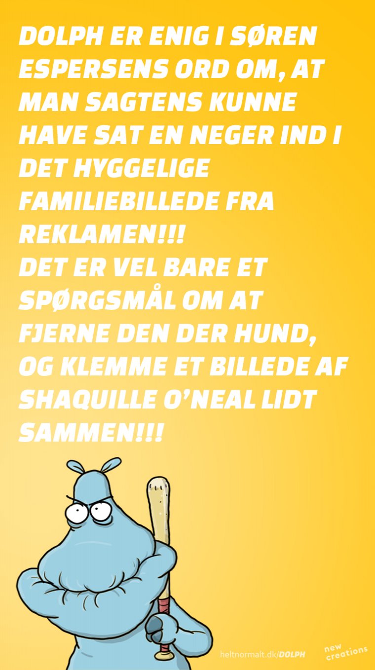 Der kan sagtens være en neger!