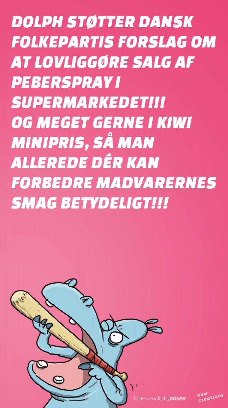 Peberspay i håndkøb, YES SIR!!!!!