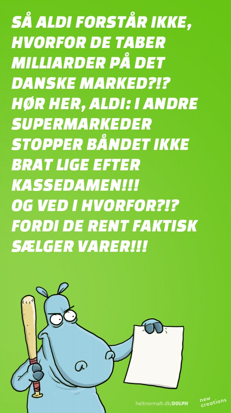 FAT DET NU, ALDI!!!!!!