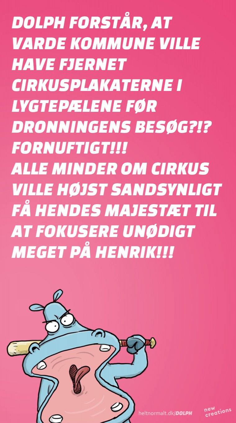 Fokus væk fra prinsgemalen, TAK!