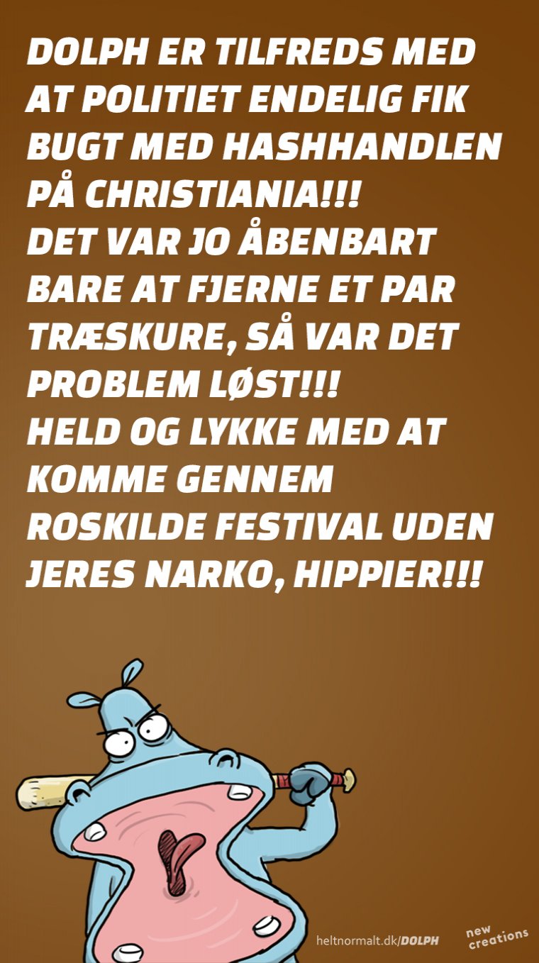 Held og lykke, hippier!!!!