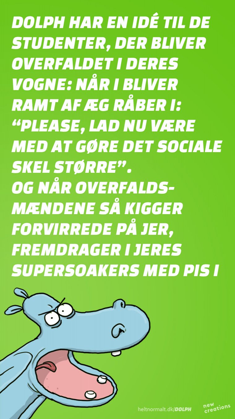 Her er en ide, røvhuller!