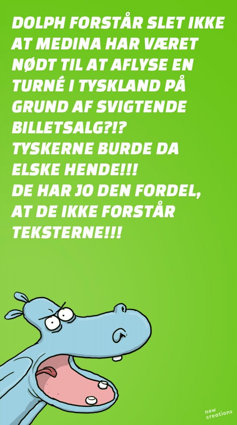 Tyskerne burde elske Medina!!