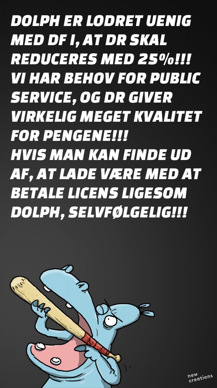 Licens, NEJ TAK!!!