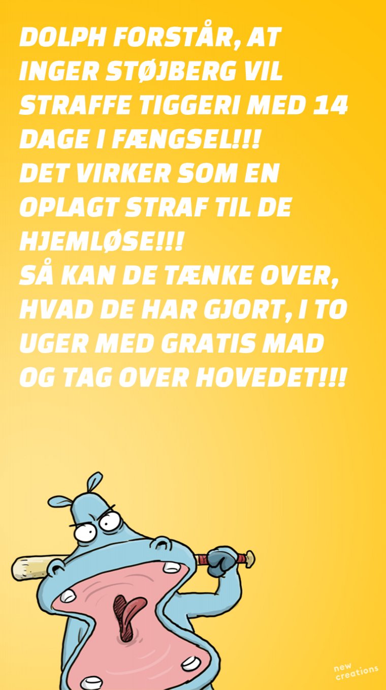 I fængsel med de usle tiggere!!!