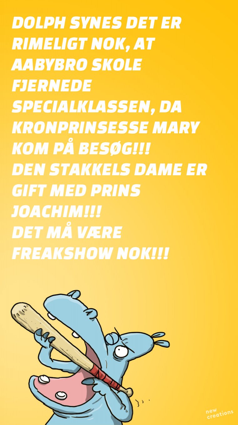 Har de stakkels specialklasser ikke lidt nok?