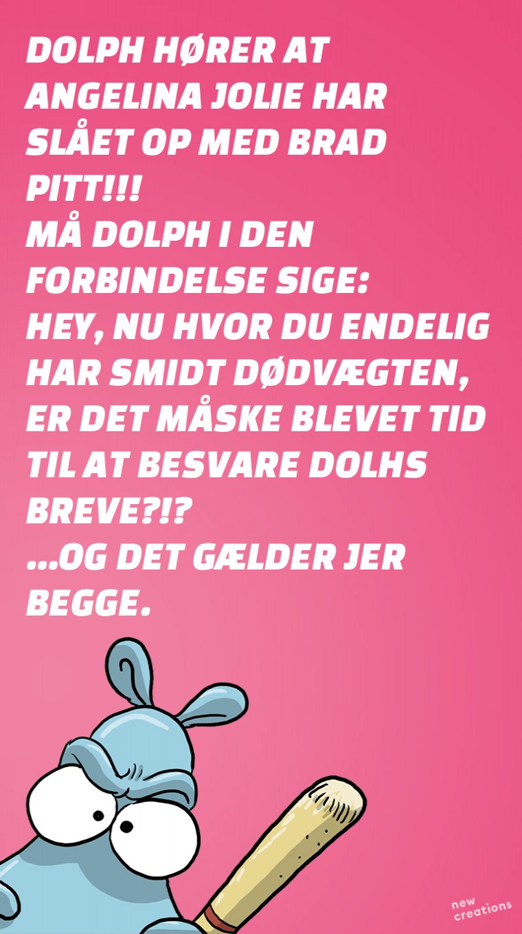 SVAR NU DOLPH, RØVHULLER!!!!