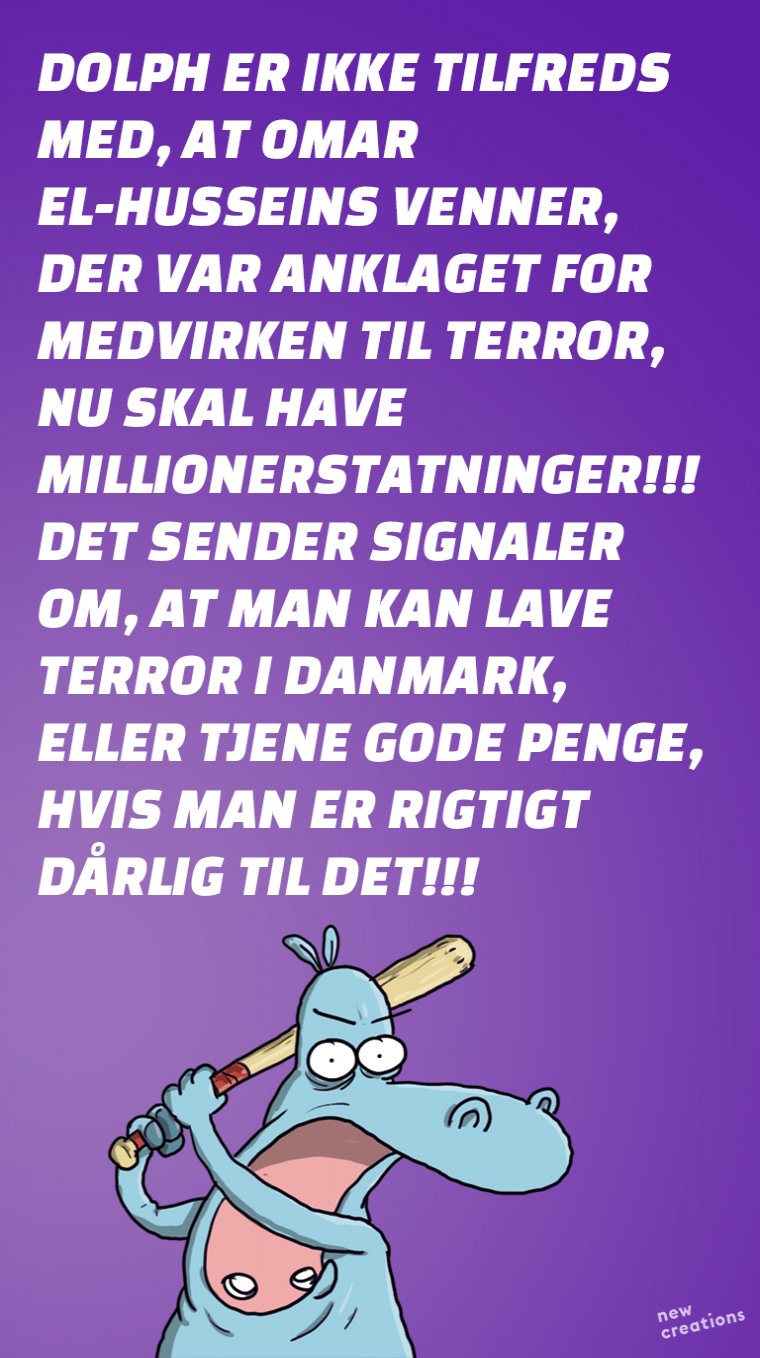 Dolph er ikke tilfreds!