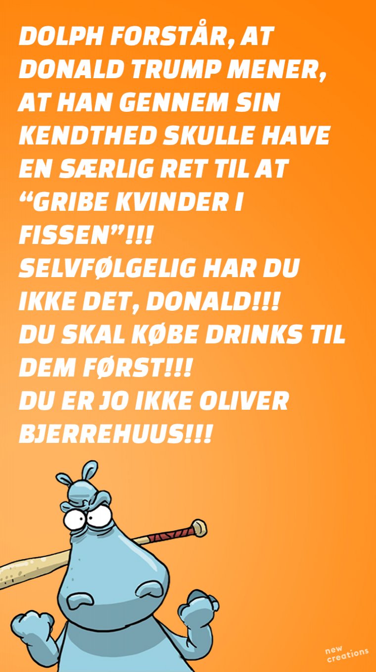 Trump er ikke Oliver Bjerrehuus! Faktum!