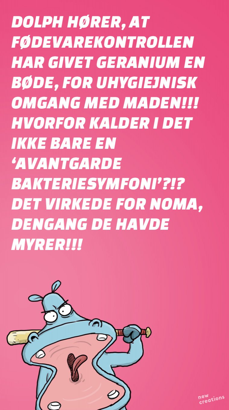 Avantgarde madlavning, NEJ TAK!!!