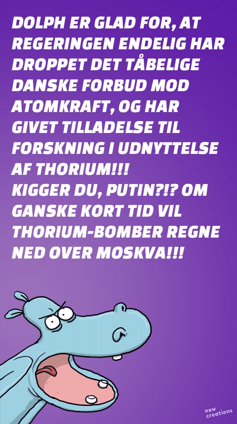 Thorium-bomber vil regne!
