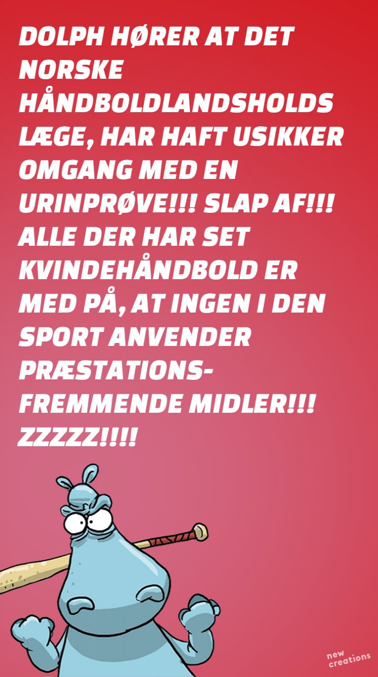 Dolph hader håndbold!