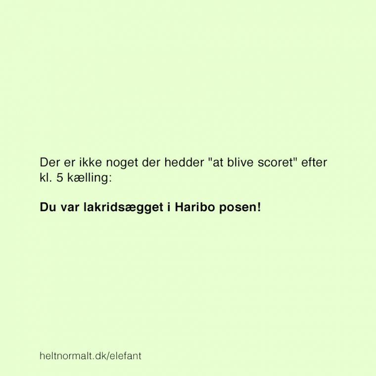 Det sidste lakridsæg