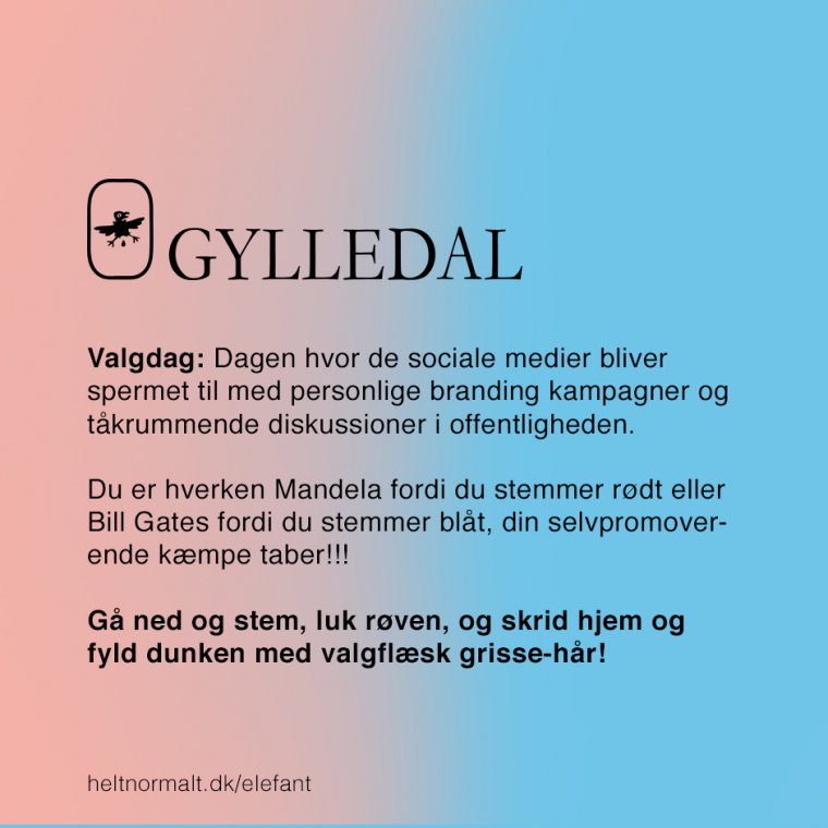 Valgdag!