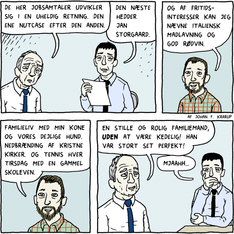 Jobsamtale, part. 1