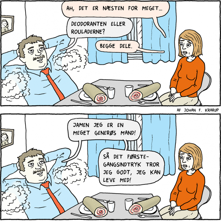 For meget