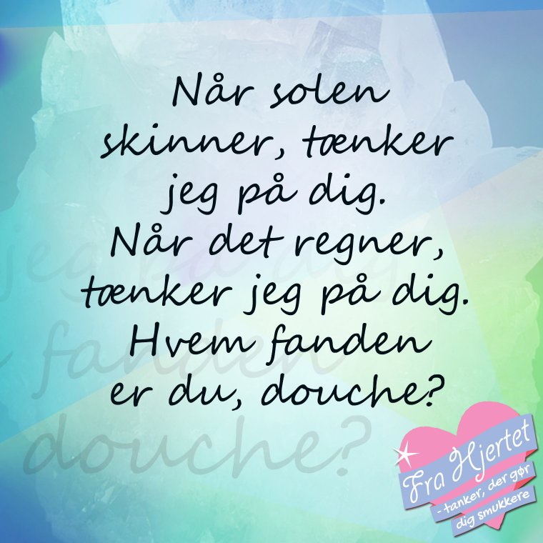 Når solen skinner ...