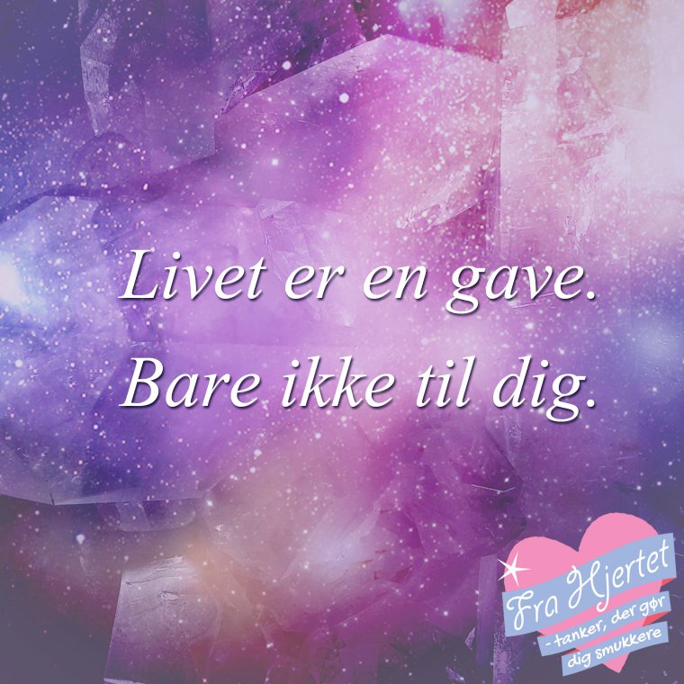Livet er en gave