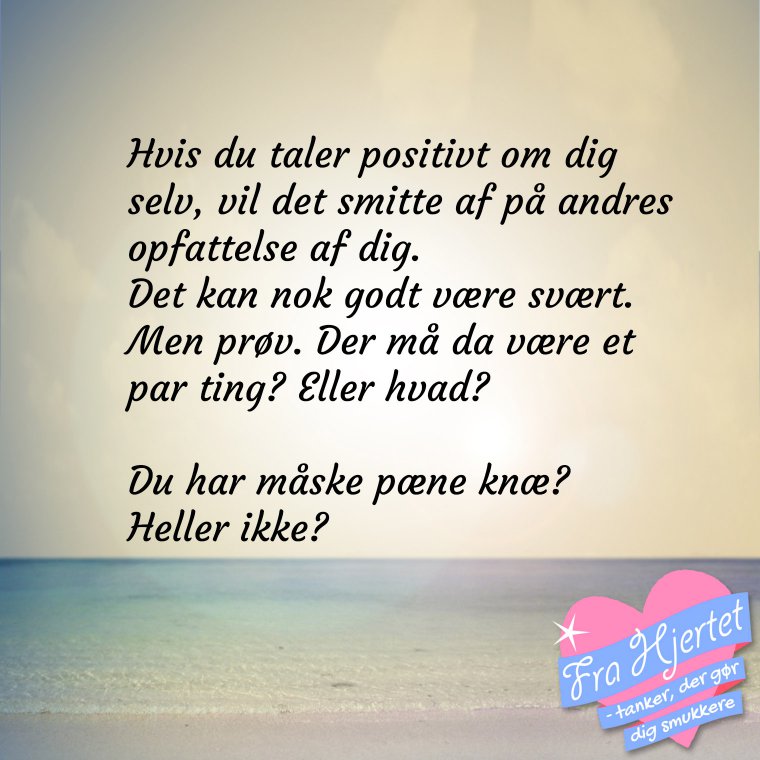 Tal positivt
