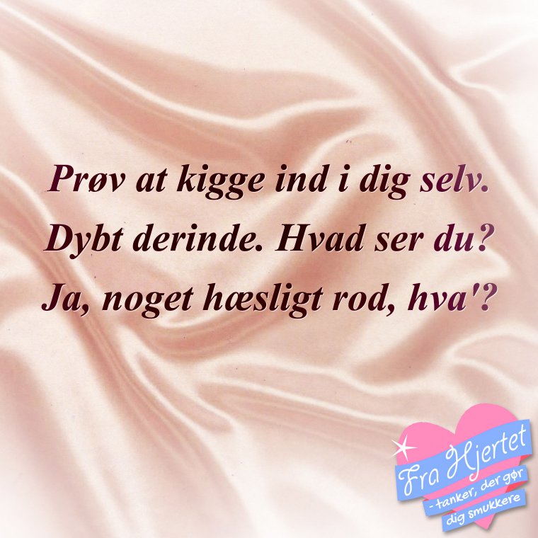 Kig ind i dig selv