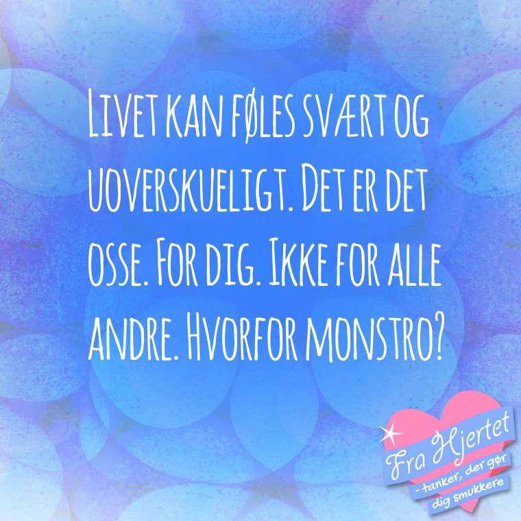 Livet er svært