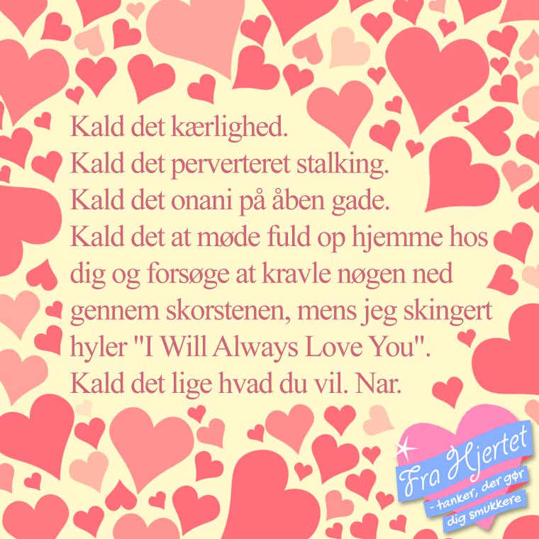 Kald det ...