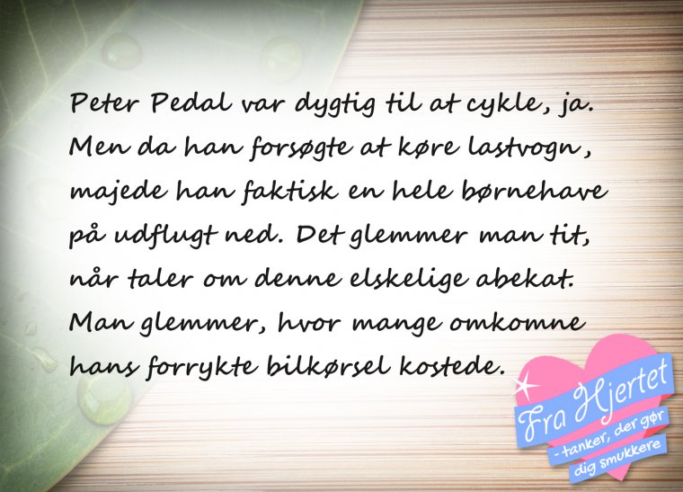 Fra Hjertet 25. Jul 2014