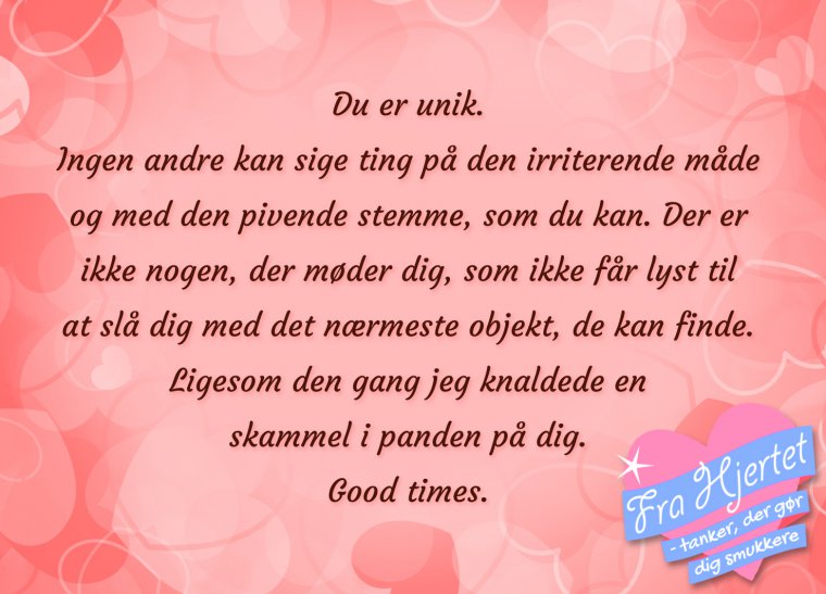 Fra Hjertet 05. Aug 2014