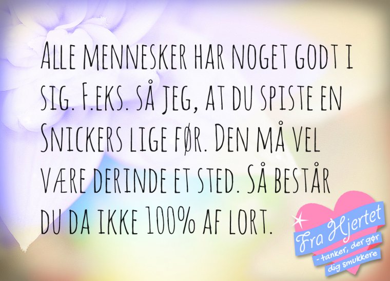 Fra Hjertet 07. Aug 2014