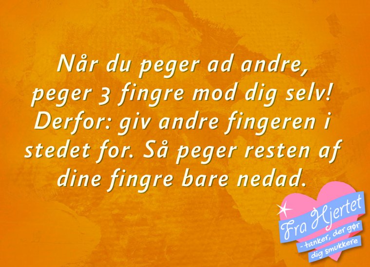 Peger fingre
