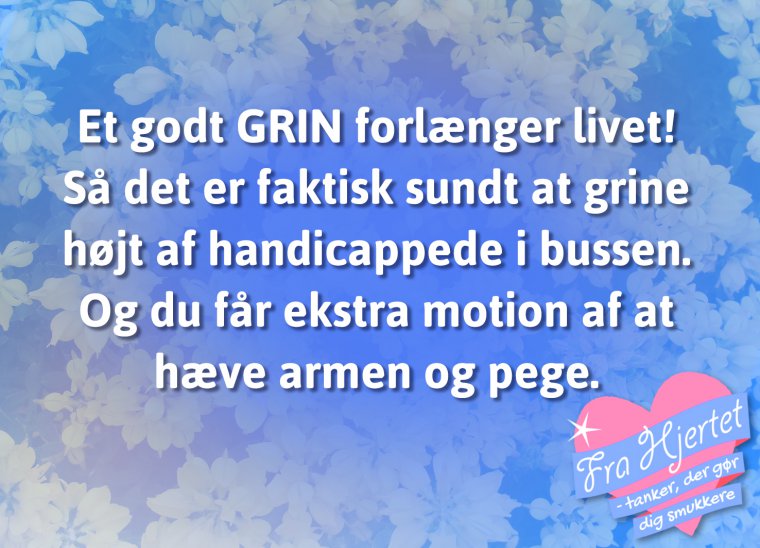 Et godt grin