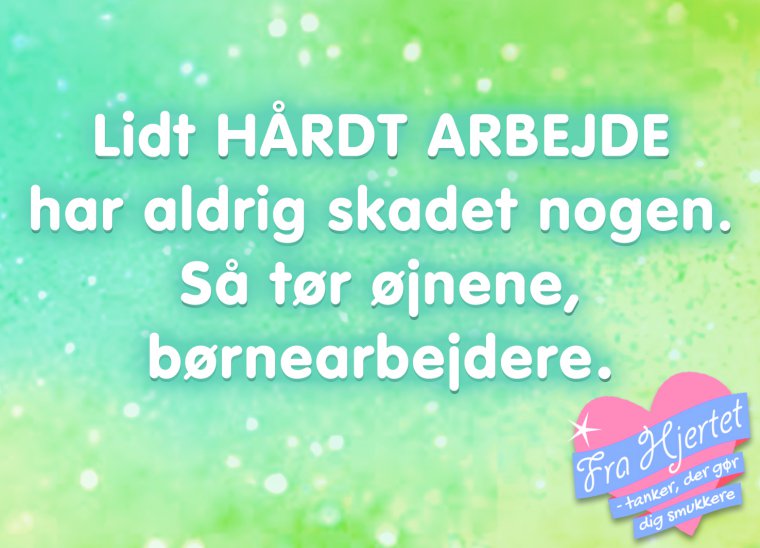Hårdt arbejde