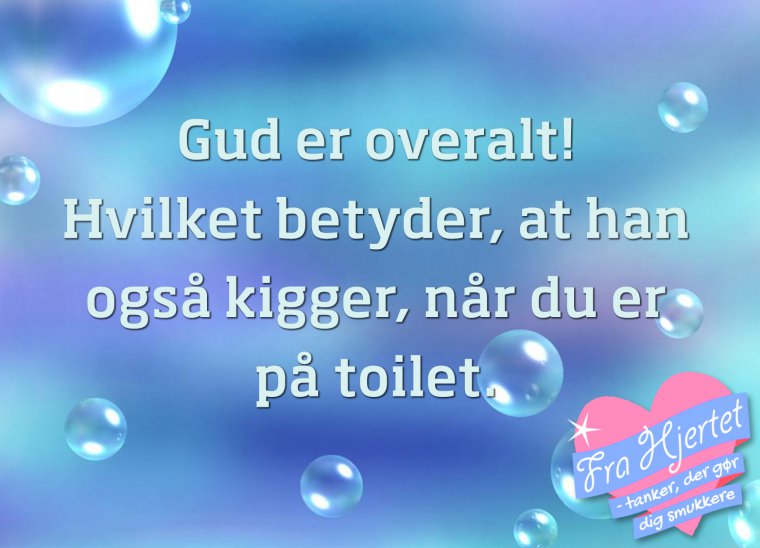 Gud er overalt!