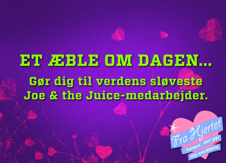 Et æble om dagen