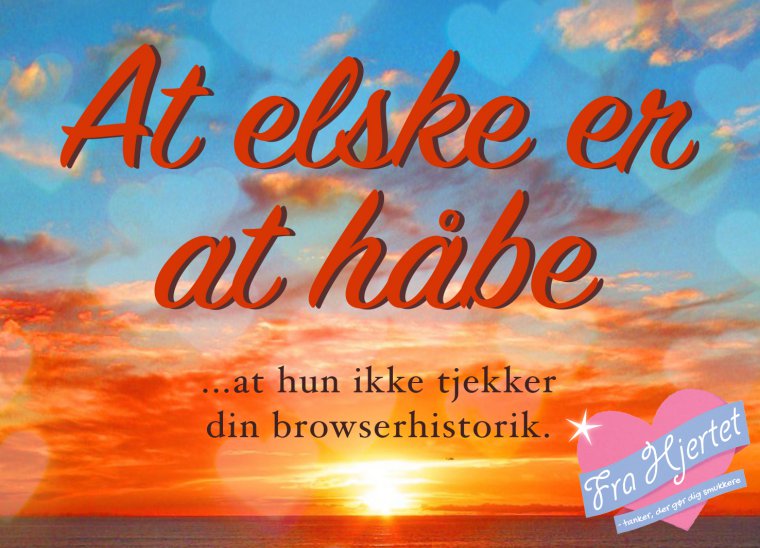 At elske ...