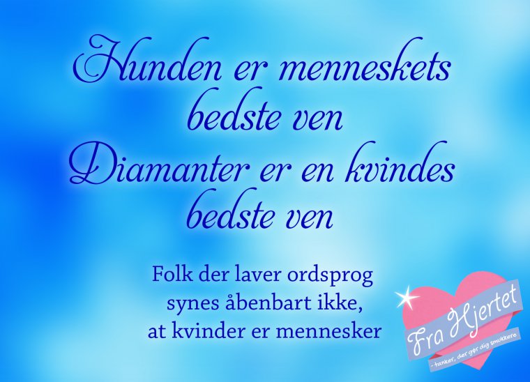 Hunden er menneskets bedste ven