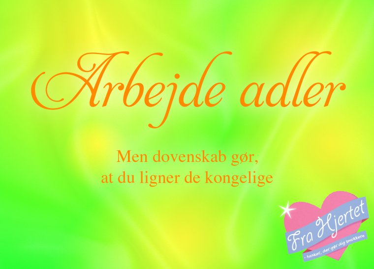 Arbejde adler