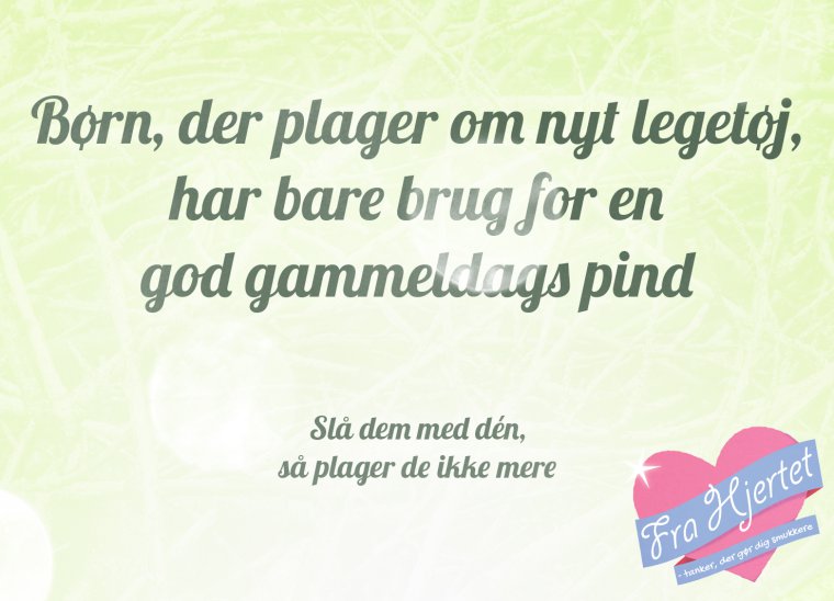 Børn der plager.