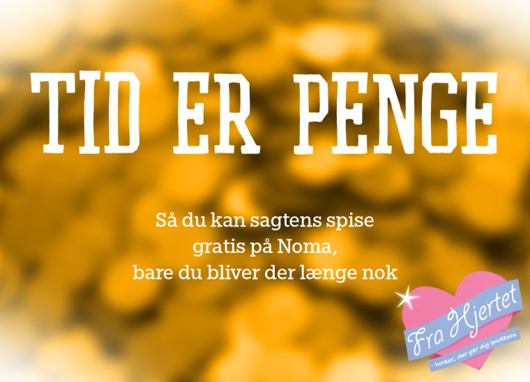 Tid er penge