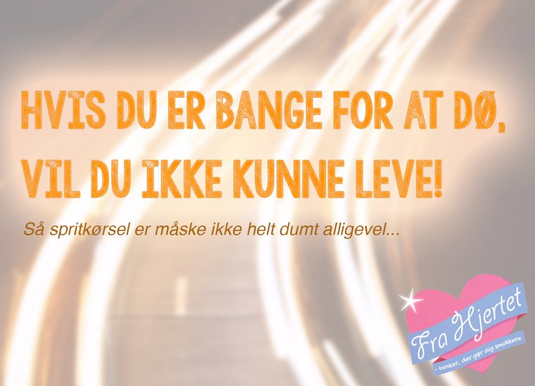 Hvis du er bange for at dø ...