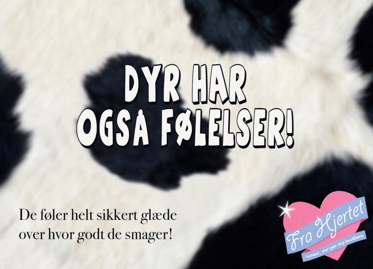 Dyr har også følelser ...