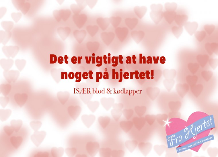 Noget på hjertet.