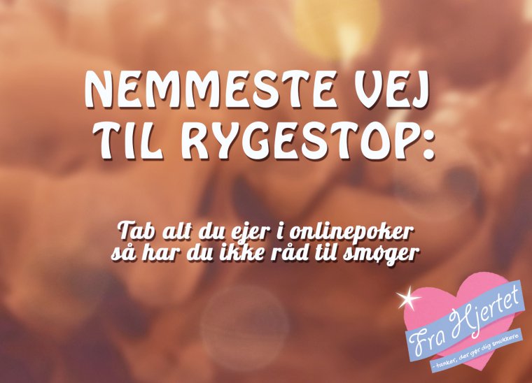 Nemmeste vej til rygestop