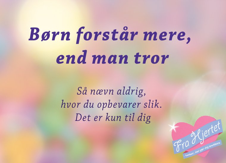 Børn forstår mere, end man tror