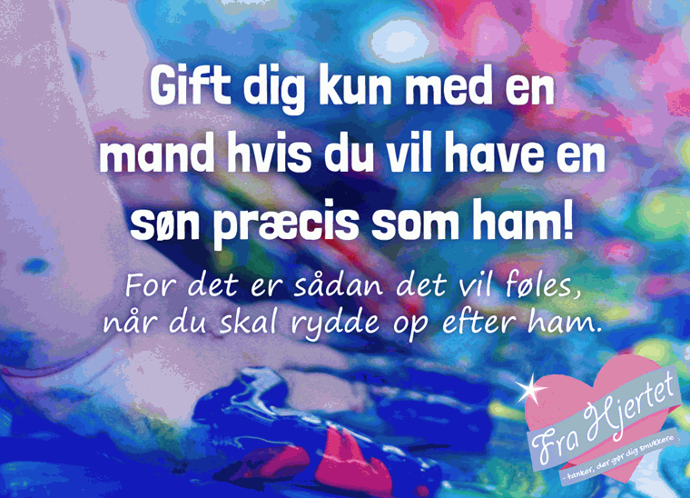 Gift dig kun ...