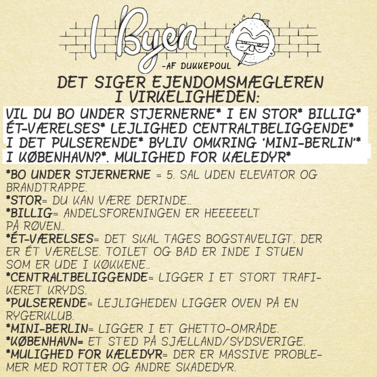 Det siger ejendomsmægleren i virkeligheden!