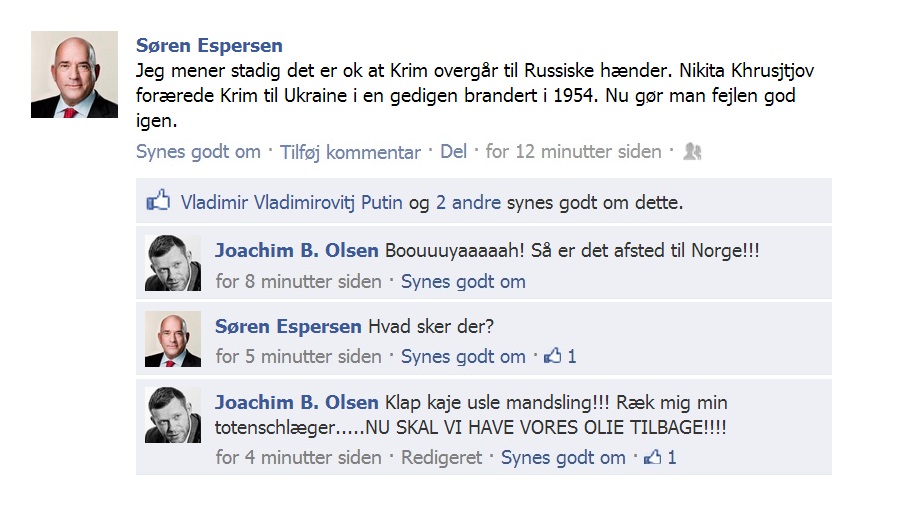 Politisk totenschlæger!
