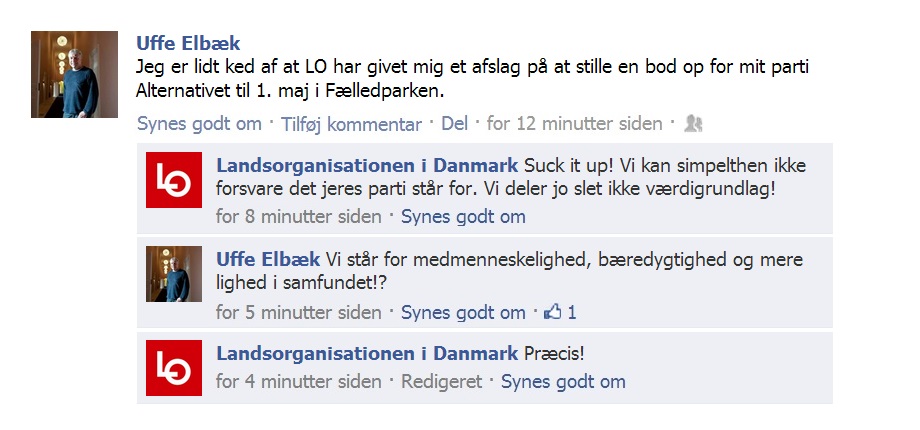 Skam dig Elbæk!
