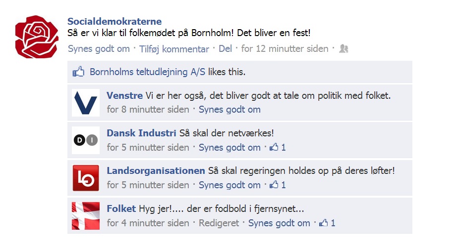 Politisk fætter/kusine-fest...